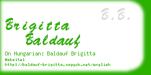 brigitta baldauf business card